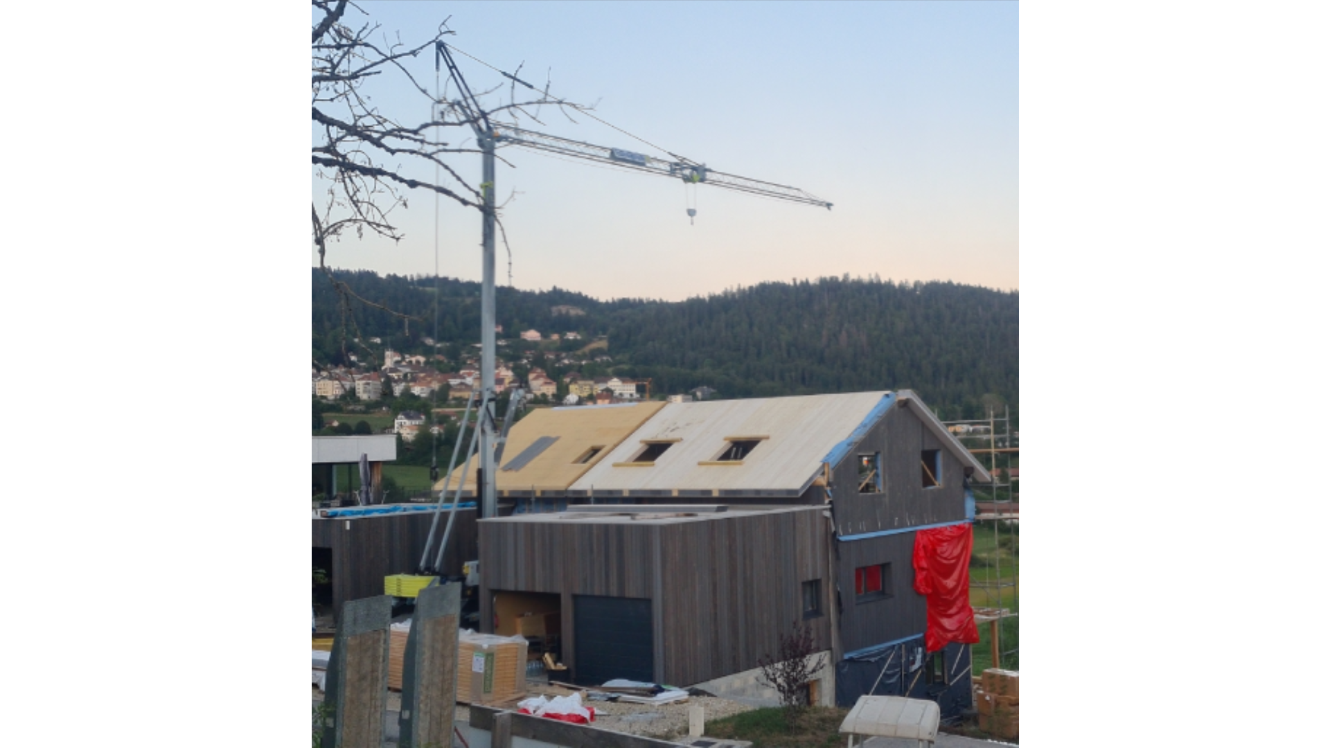 Grue pour charpentier
